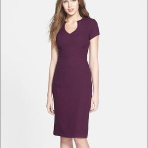Black Halo ‘Gypsy Rose' Stretch Crepe Sheath Dress